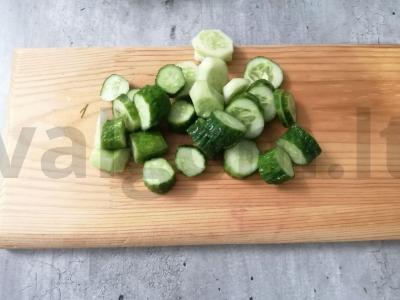 Sūdyti agurkai „Aštrūs“ Žingsnis 1