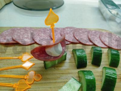 Sūrio skamorca kanapė Žingsnis 2