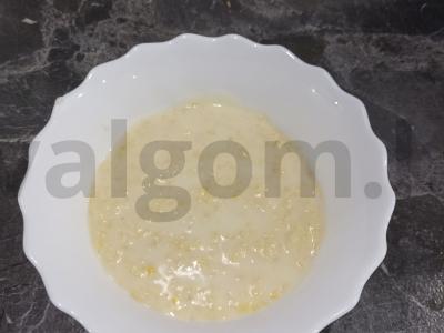 Pšenių košė su kokosų pienu pagrindine nuotrauka