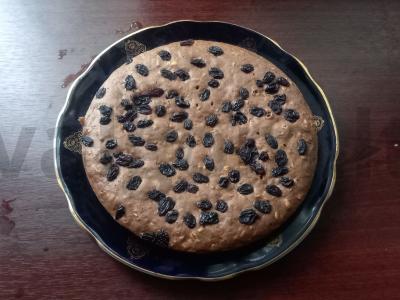 Raisinų pyragas be cukraus ir miltų Žingsnis 5