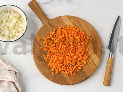 Grietinėlės sriuba su vištienos viduriais Žingsnis 2