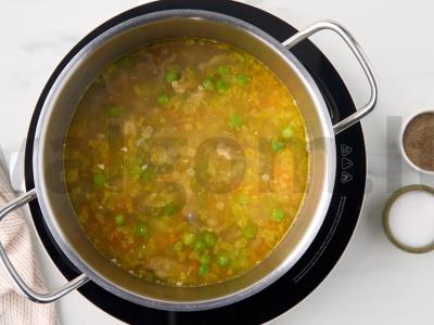 Grietinėlės sriuba su vištienos viduriais Žingsnis 5