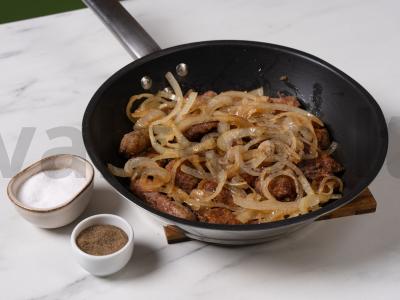 Jautienos kepenėlės su padažu Žingsnis 8