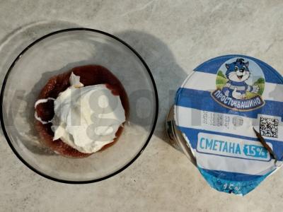 Makaronų lizdai su faršu po sūriu orkaitėje Žingsnis 4