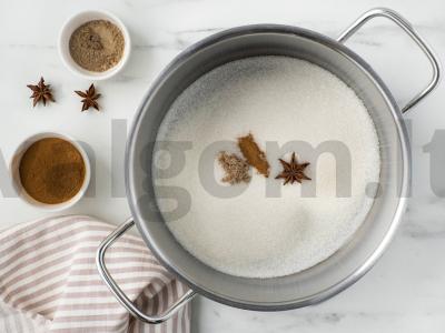 Desertas „Kaluzhskas tešla“ Žingsnis 2