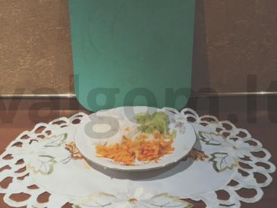 Daržovių salotas su daikonu Žingsnis 3