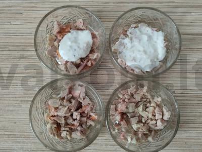 Salotas su anties filė ir džiovintais abrikosais „Negresco“ Žingsnis 7