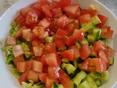 Švelnus salotas su feta sūriu Žingsnis 2