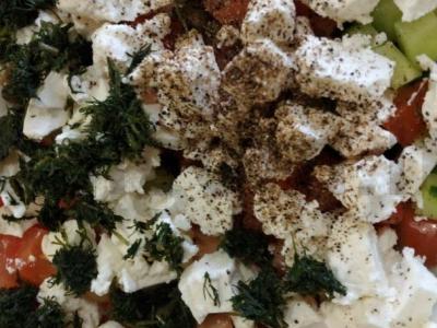 Švelnus salotas su feta sūriu Žingsnis 4