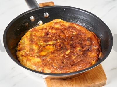 Ispaniška tortilija pagal klasikinį receptą Žingsnis 13