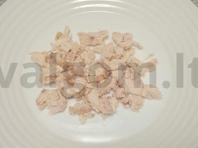 Salotas „Monomacho kepurė“ Žingsnis 1