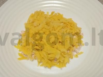 Salotas „Monomacho kepurė“ Žingsnis 2