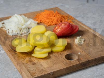 Ryžiai su bulvėmis Žingsnis 3