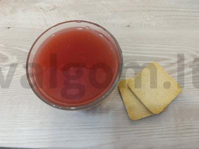 Raudonųjų serbentų ir aviečių kisielius pagrindine nuotrauka