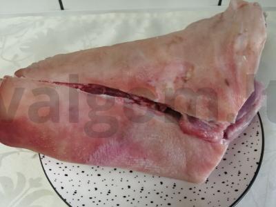 Kiaulienos kojos ritinys Žingsnis 1