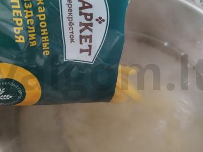 Makaronai su faršu „Po-flotiski“ Žingsnis 4