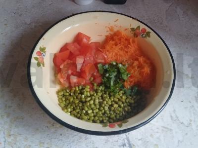 Salotos su daigintomis mung pupelėmis Žingsnis 3