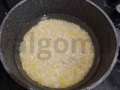 Kasha „Draugystė“ su moliūgu Žingsnis 2