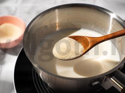 Kepta manų košė su kriaušėmis Žingsnis 2