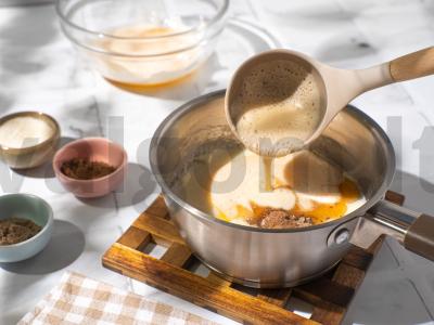 Kepta manų košė su kriaušėmis Žingsnis 5