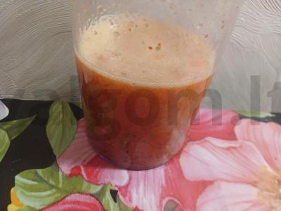 Smuzi su pitahaja, kriauše ir goji uogomis Žingsnis 4