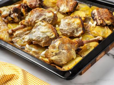 Keptas žąsis grietinėje Žingsnis 6