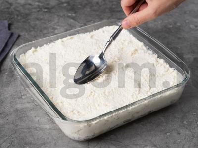 Varškės apkepas su bananas Žingsnis 4