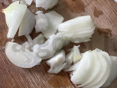 Vegetariškas plovas „Merek“ Žingsnis 1