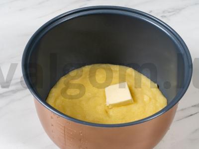 Kukurūzų košė lėtoje viryklėje Žingsnis 5