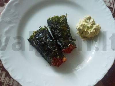 Užkandžių ritinėliai „Vasaros“ su dviem sūrio rūšimis pagrindine nuotrauka