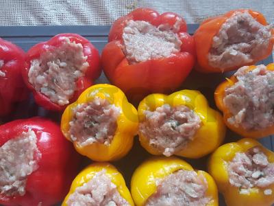 Įdaryti pipirai lėtoje viryklėje Žingsnis 9