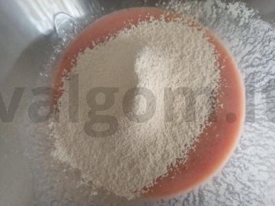 Ryškūs blynai su aviečių džemu Žingsnis 3