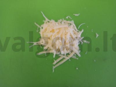 Ryžių apkepas su kiaušiniu ir sūriu Žingsnis 2