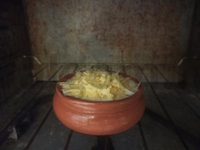 Ryžių apkepas su kiaušiniu ir sūriu Žingsnis 7