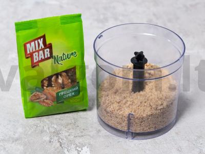 Graikinio riešutų pyragas Žingsnis 1