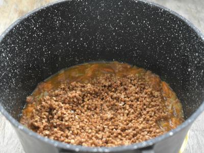 Grikių košė su troškiniu Žingsnis 4