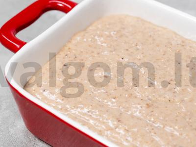 Graikinio riešutų pyragas Žingsnis 6