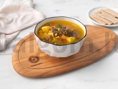 Žirnių sriuba su jautiena pagrindine nuotrauka