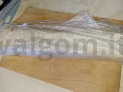 Lavašas su raudonąja žuvimi ir agurku Žingsnis 4