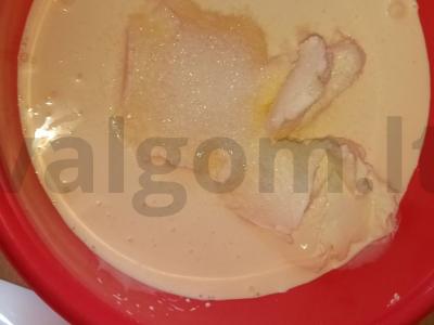 Namų tortas iš savoiardi sausainių Žingsnis 1