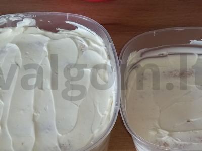 Namų tortas iš savoiardi sausainių pagrindine nuotrauka