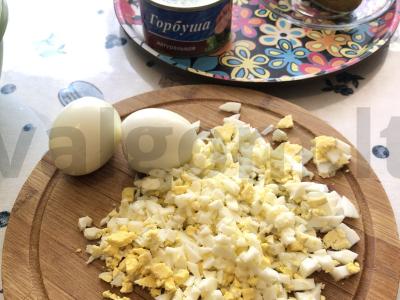 Rulonas su lašiša šventei Žingsnis 1