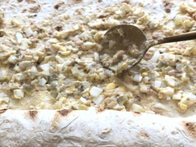 Rulonas su lašiša šventei Žingsnis 9