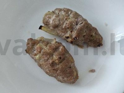 Lula kebabas su marinuotais svogūnais Žingsnis 8