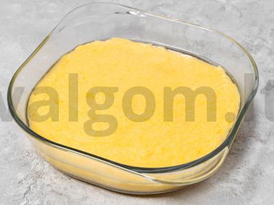 Šventinė polenta su varškės sūriu ir bekonu Žingsnis 2