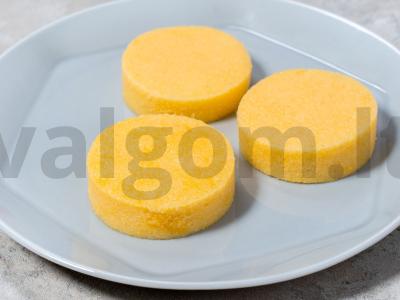 Šventinė polenta su varškės sūriu ir bekonu Žingsnis 3