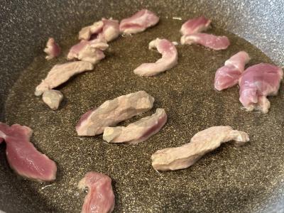 Funchosa su grybais ir kiauliena Žingsnis 2