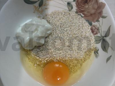 Švelnus avižų blynas su įdaru Žingsnis 2