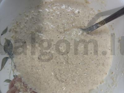 Švelnus avižų blynas su įdaru Žingsnis 3