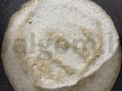 Švelnus avižų blynas su įdaru Žingsnis 4